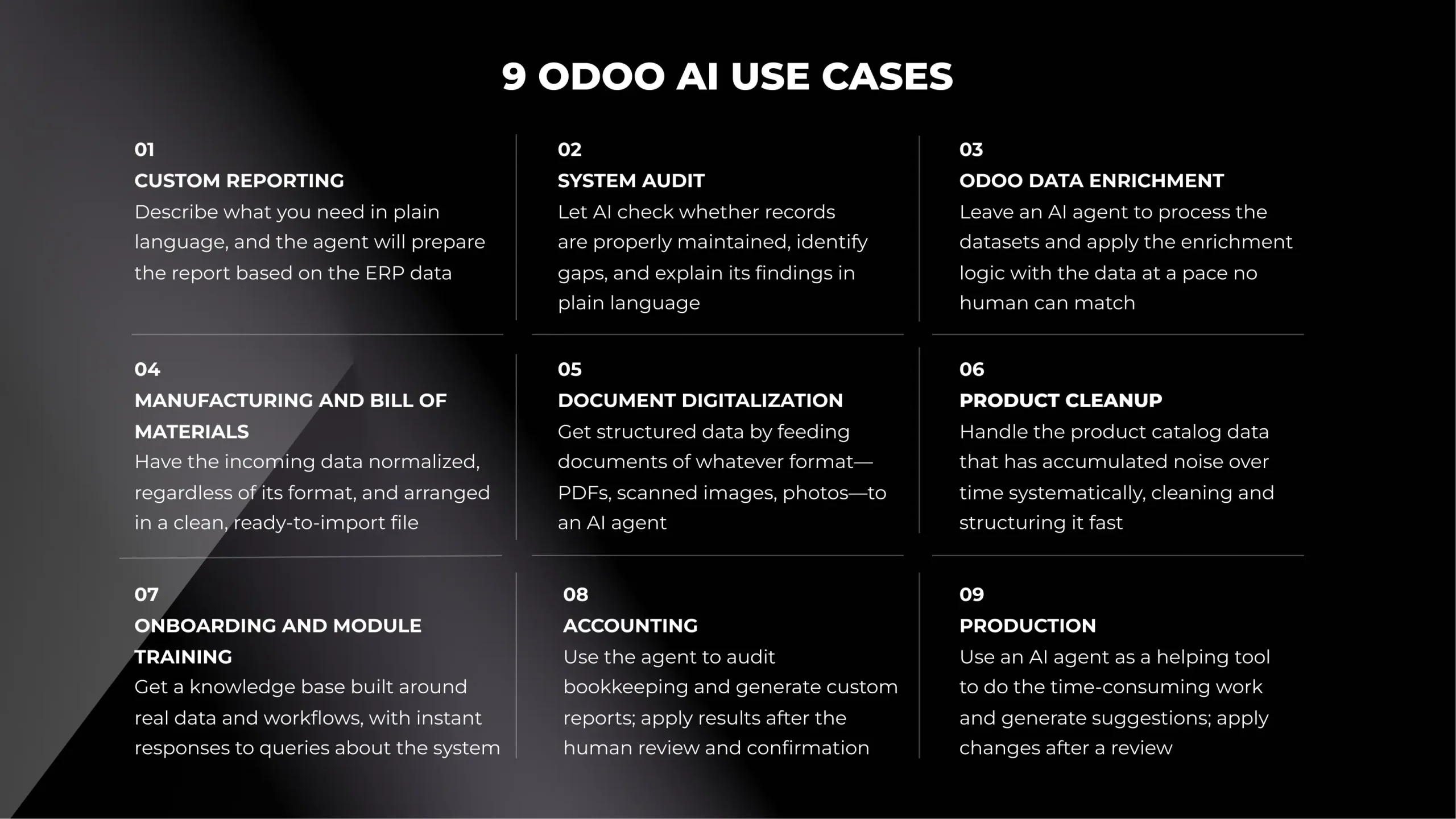 ai agents in odoo use cases