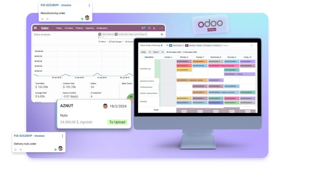 Manufacturing, Sales & Finance | Food manufacturing ERP case study