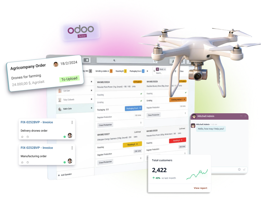 Automating Manufacturing, Sales & Finance with Odoo