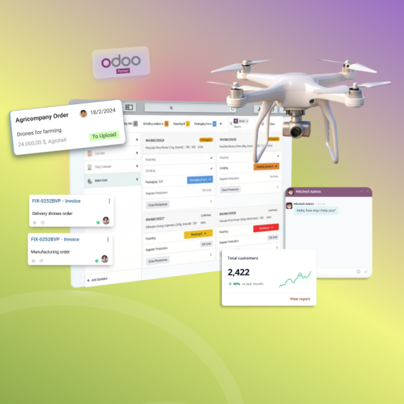 Manufacturing, Sales & Finance Odoo RT1