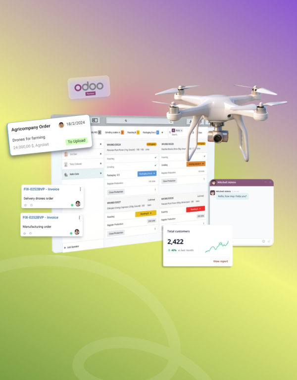 Manufacturing, Sales & Finance Odoo RT1