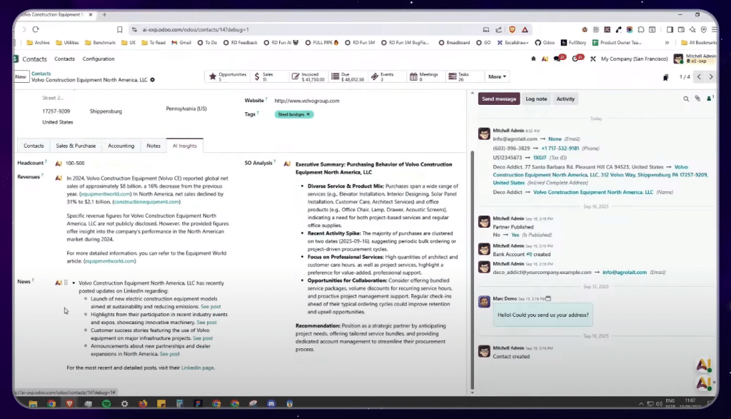 Odoo AI fields