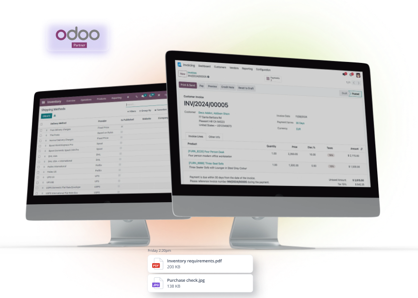 Delivery and Invoice Workflows for a Spice Manufacturer in Odoo