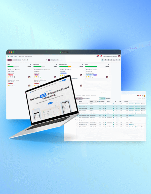 Odoo case study Fintech automationcover