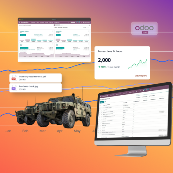 Odoo case study Inventory-Accounting for Vehicle Manufacturer cover