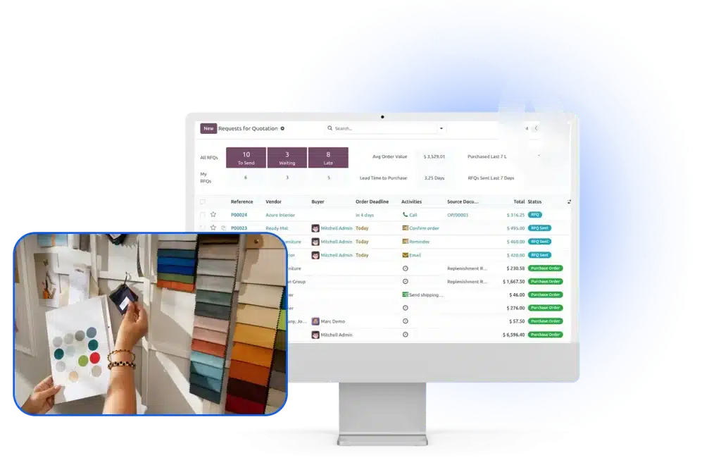 Odoo for Textile Wholesaler