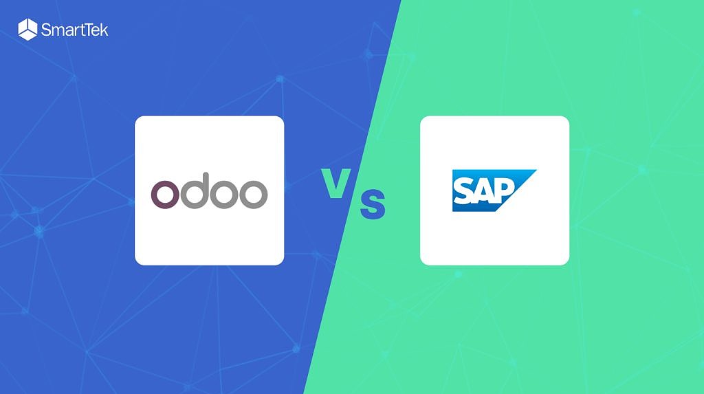 Odoo vs SAP - logos
