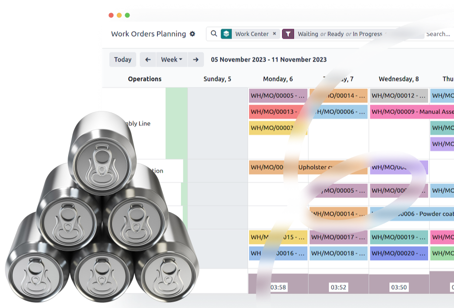 Odoo Implementation for Manufacturer