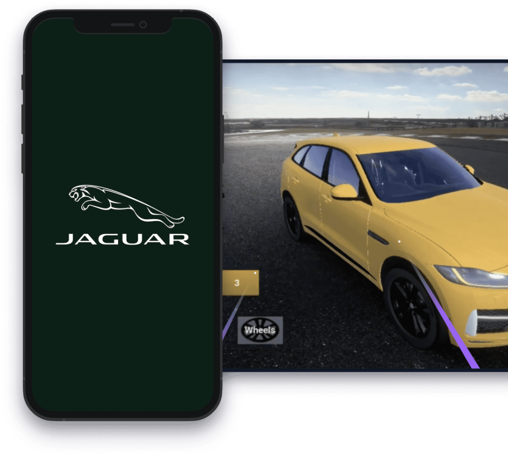 AR Jaguar Car Showroom