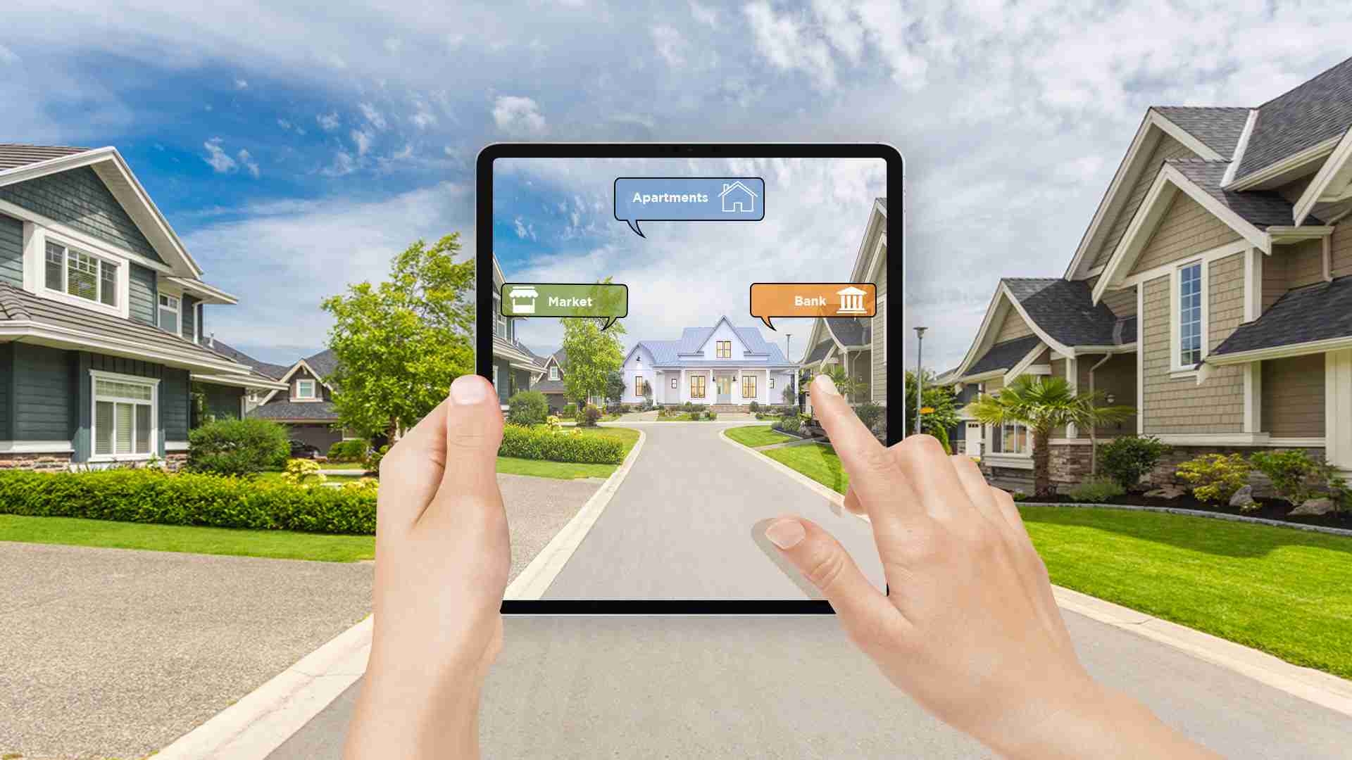Augmented reality property tours for customers