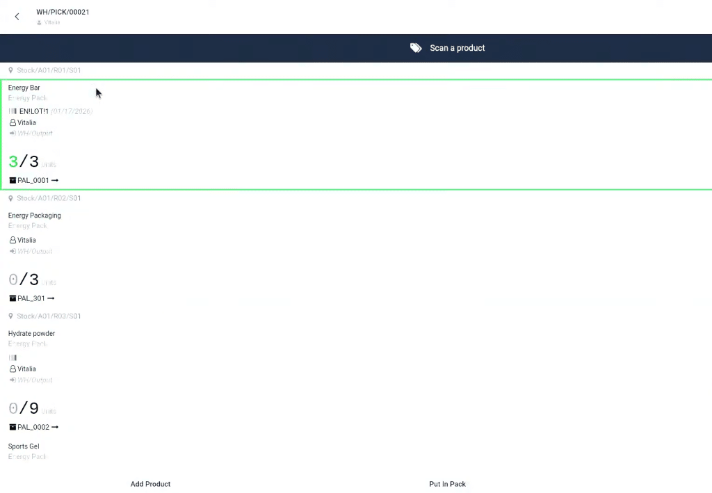 barcode product scan