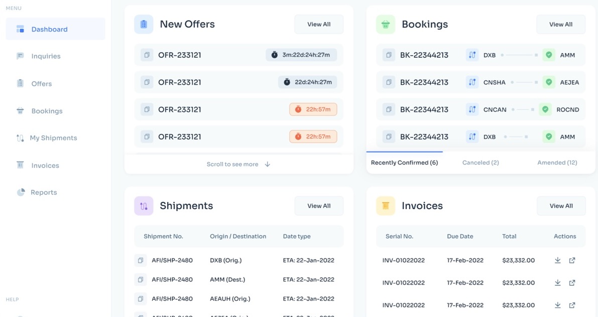 CRM for logistic company