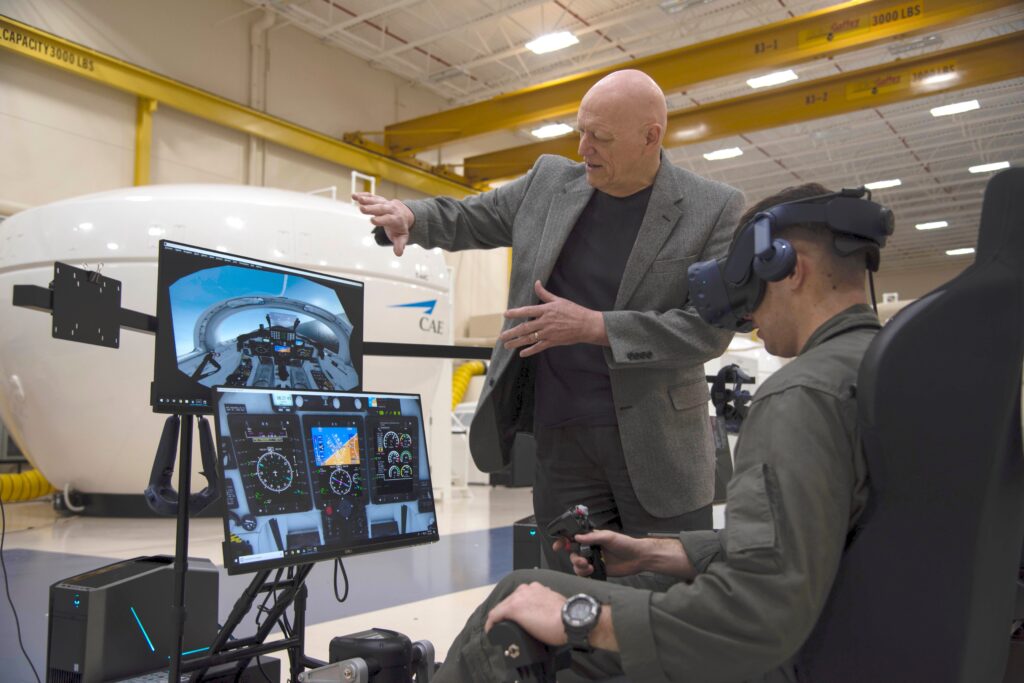 Virtual reality in aviation training