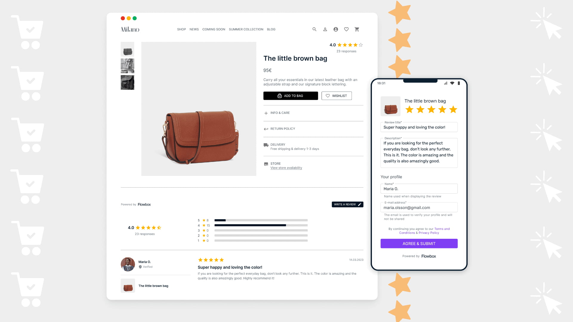 eCommerce product page design