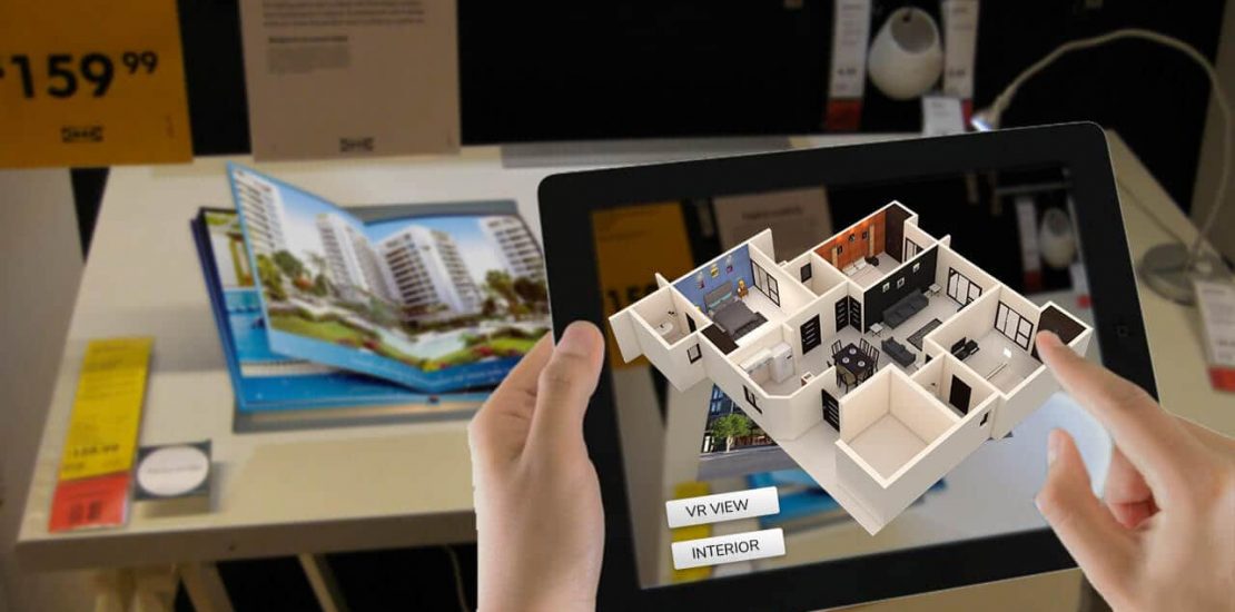 Property demonstration in augmented reality