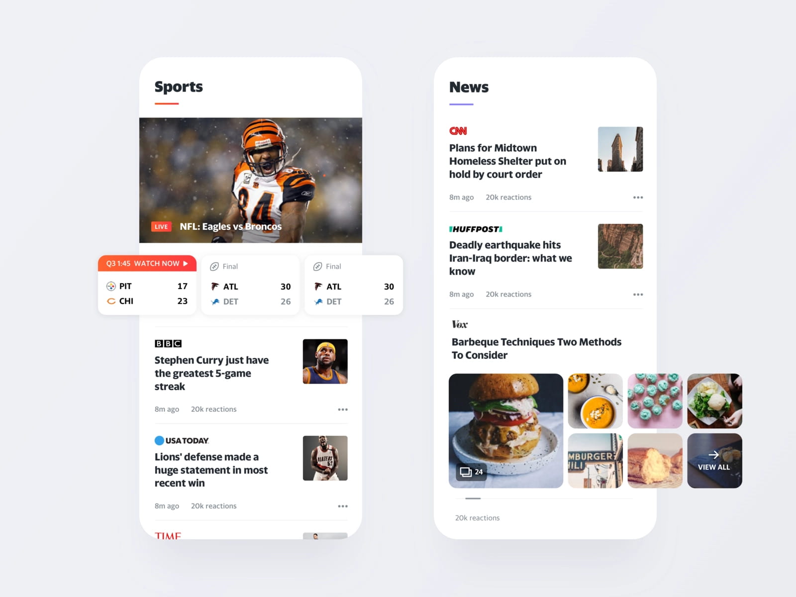 Progressive Web App for news website