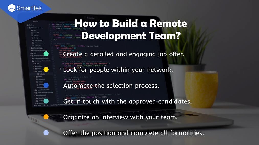 How to build a remote development team - step-by-step process