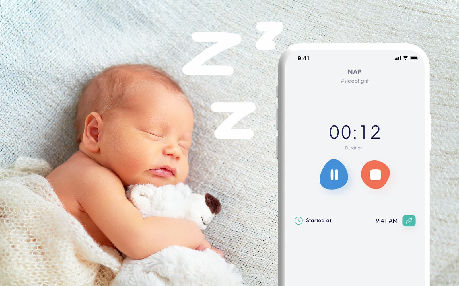 Baby sleep tracking mobile application