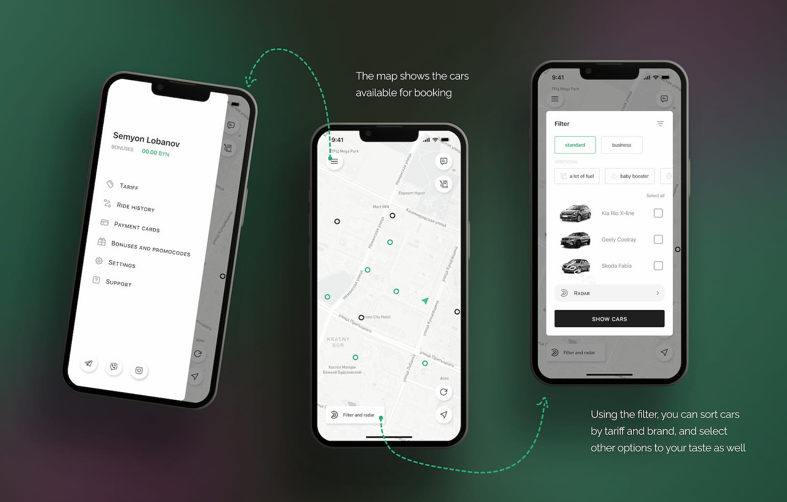 Real-time Vehicle Tracking in car rental application