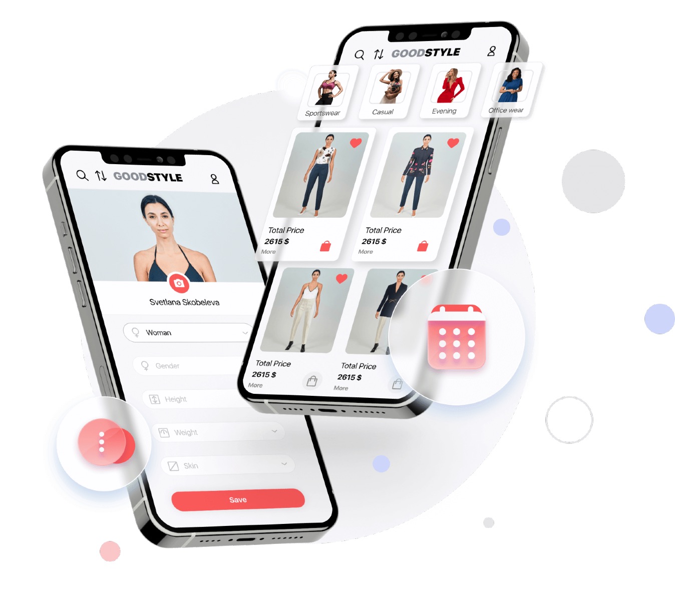 Virtual dressing mobile application