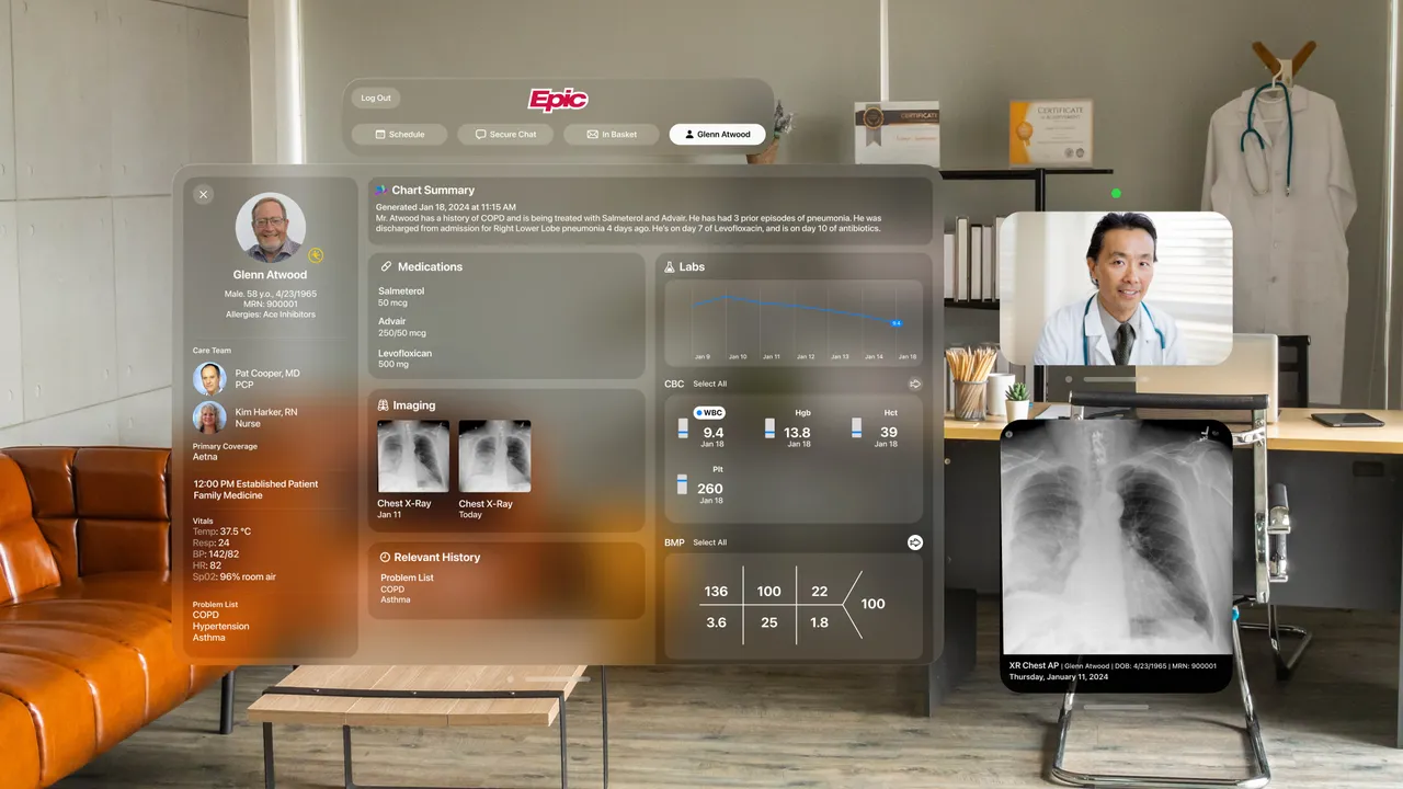 Apple Vision Pro in Telemedicine and Healthcare practice