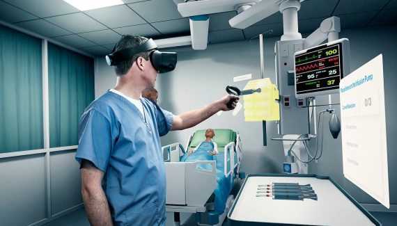Virtual simulation of medical laboratory